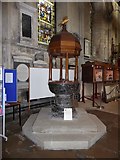 TA1767 : Bridlington Priory: font by Basher Eyre