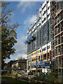 Construction site by the Huddersfield Narrow Canal