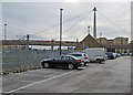 Cambridge: station car park and the cycle bridge