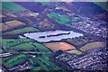 Town Loch, Dunfermline, from the air