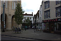 Market Place, in front of the old County Hall, Abingdon