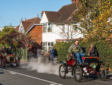 TQ2650 : London to Brighton Veteran Car Run 2017 on Reigate Road by Ian Capper