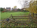 Path and modern houses, Inkberrow