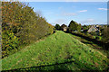 The route of a railway at Bourton-on-the-Water