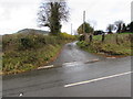 Lane junction, Cross Ash, Monmouthshire