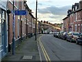 Cycle route fingerpost, Campion Street, Derby