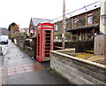 Red phonebox in Treherbert