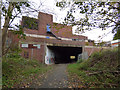 Former railway line under the A59