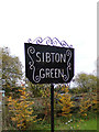 TM3771 : Sibton Green Village Sign by Geographer