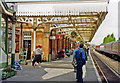 SK5419 : Loughborough Central station, Great Central (Heritage) Railway, 1992 by Ben Brooksbank