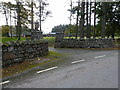 Entrance gateway to Corriegarth Lodge