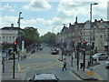 Traffic lights at the junction of Golders Green Road and Finchley Road