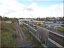 SJ3697 : Aintree station - sidings by Stephen Craven