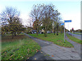 Cycle path to Galsworthy Avenue