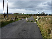 NH5520 : Gate and cattlegrid on the road to Easter Aberchalder by Richard Law