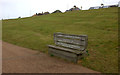 Tankerton Coast protection works, commemorative bench