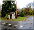 Bus stop and shelter, Cross Ash, Monmouthshire