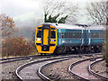 SN6998 : Train approaching Dovey Junction Station by John Lucas