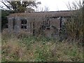 Derelict airfield building