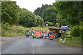 Road closed, Horsemere Green Lane