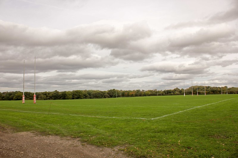 The playing field at Wirral Rugby Club © Jeff Buck :: Geograph Britain ...