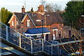 Redbridge railway station, seen from the southern end of the footbridge