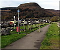 Riverbank footpath and cycleway, Tynewydd