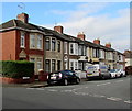 Row of houses, Oswald Road, Newport