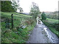 Horley Green Lane at the junction with Halifax FP396