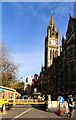 SJ8398 : Christmas Market in Albert Square by Gerald England