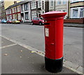 ST3186 : King Edward VII pillarbox, Alexandra Road, Newport by Jaggery