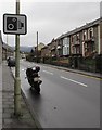 Ynyswen Road speed camera sign, Ynyswen