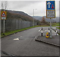 Traffic calming on the approach to Penyrenglyn Community Primary School