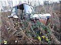 Abandoned tractor