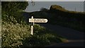 Road junction by Yapham Green near Pocklington