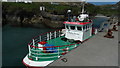 L6174 : Inishturk - Ferry in harbour by Colin Park