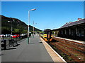 A Pwllheli bound train at Porthmadog