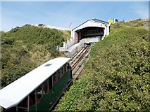 SN5882 : Aberystwyth Cliff Railway by norman griffin