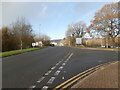 Looking towards the Ynysmaerdy roundabout from the Royal Glamorgan Hospital