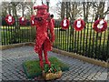 ?Lest we forget? poppy sculpture, Lisburn