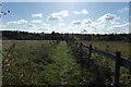 Footpath to the A1120 Badingham Road