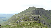 NG8303 : Ridge leading up to Ladhar Bheinn from the SE by Colin Park