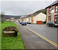 TREHERBERT on a boulder