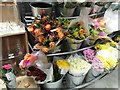 Display of flowers at Waitrose, North Finchley