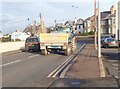 Traffic at the northern end of Shimna Road