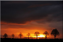 SK9979 : Welton Heath sunset by Richard Croft