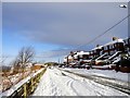 Aynsley Terrace, Consett, in the snow