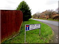 Hazel Mead/Maes Collen name sign, Brynmenyn