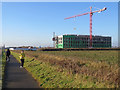 The Abcam site and the cycle path