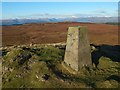 NS4477 : Trig point on the Doughnot Hill by Lairich Rig